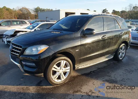 2012 Mercedes-Benz Ml 350 4Matic from USA, damaged, VIN 4JGDA5HB2CA014655